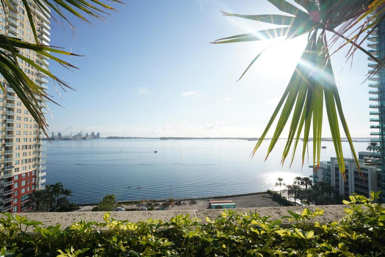 City & Sea View+Free Parking Modern Condo Miami Exterior photo