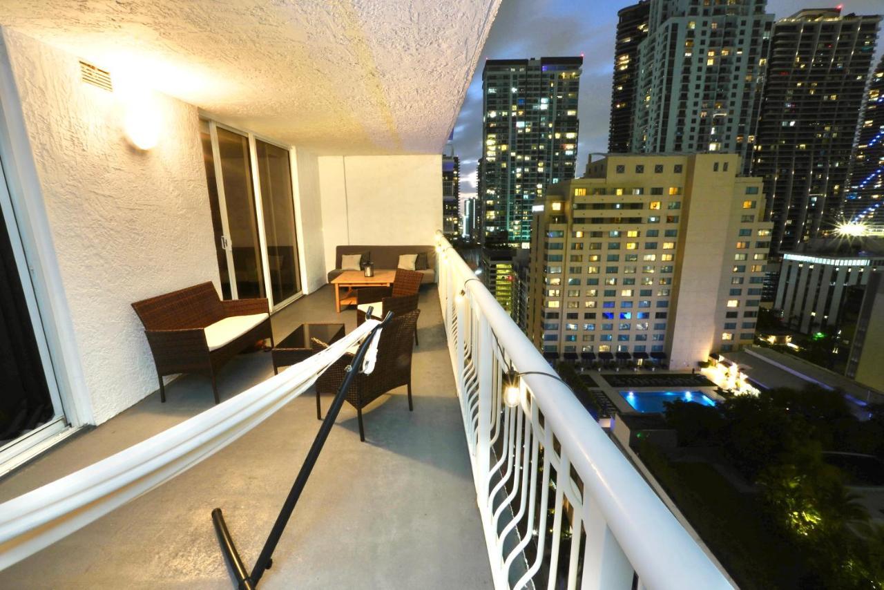 City & Sea View+Free Parking Modern Condo Miami Exterior photo